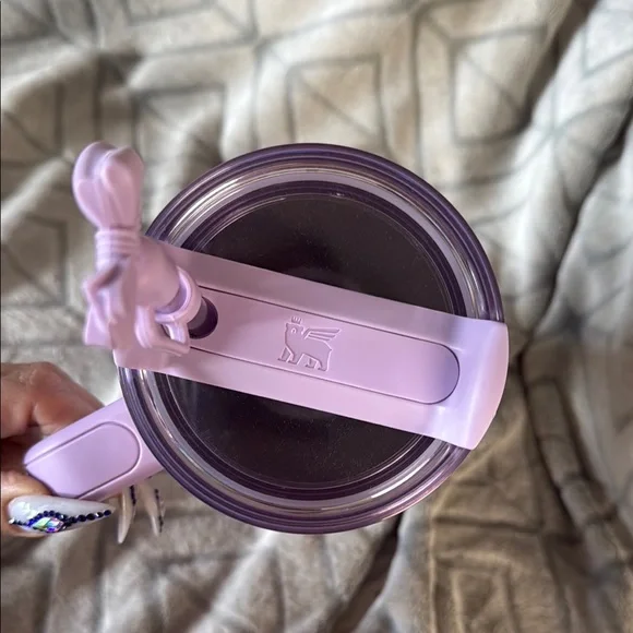 40 oz Stanley Love Shack Fancy Lavender Tumbler with Handle - Picture 3 of 9